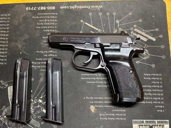 CZ 83 in 32ACP with ammo