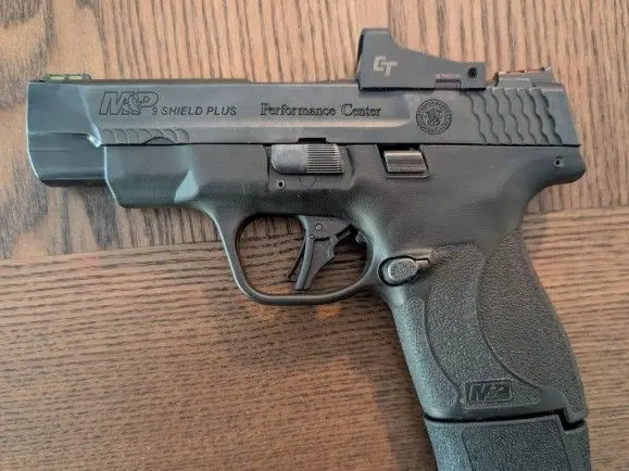 Smith & Wesson Shield Plus Performance Center 4" barrel w/ optic