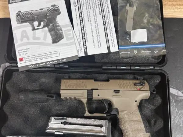 Walther P22 FDE