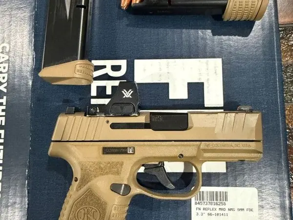 FN REFLEX MRD FDE W/ VORTEX RED DOT NMS