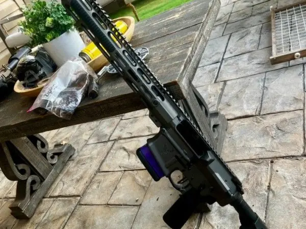 Custom LH Stag10 8.6 Blackout — Tungsten Cerakote / MI Combat Rail / Rearden DPB