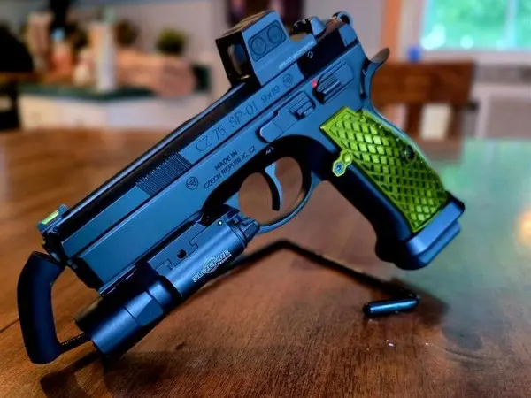 CZ SP01 cajunized and numerous other updgrades