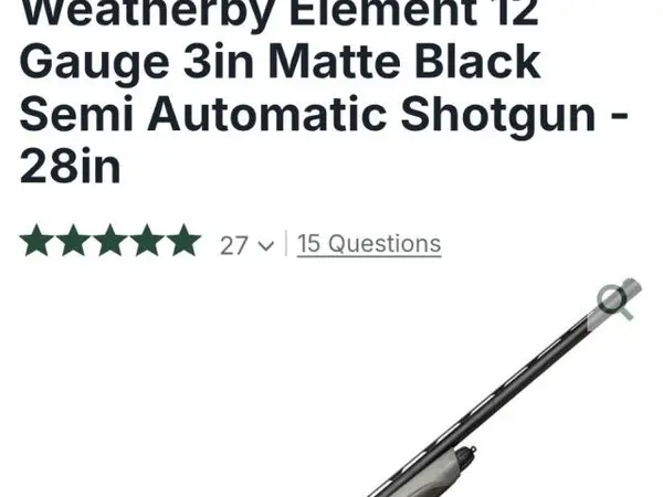 Weatherby 12 gage