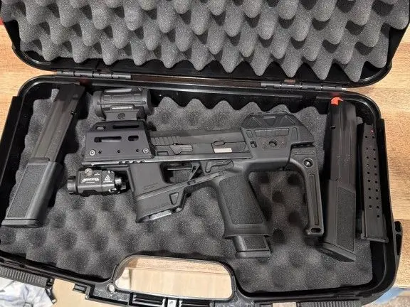 Sig Sauer P320 tac ops Flux Raider with Holosun ARO