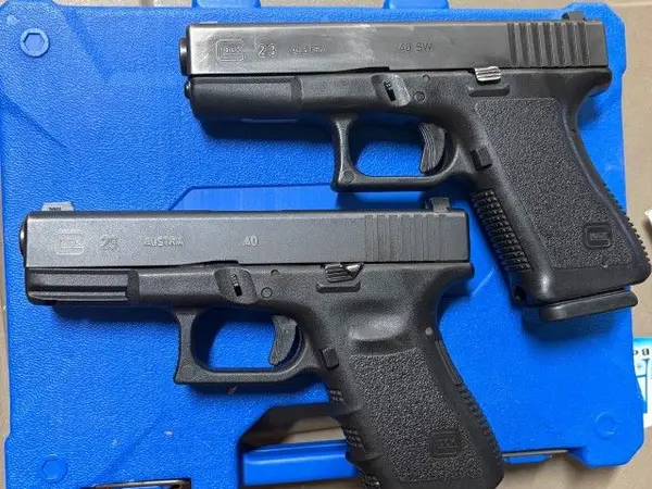 Two Glock 23’s