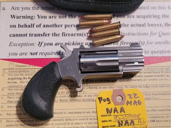 NORTH AMERICAN ARMS 22 MAGNUM MINI REVOLVER