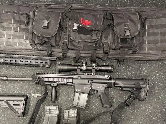 HK MR762A1 with Nightforce and Extras