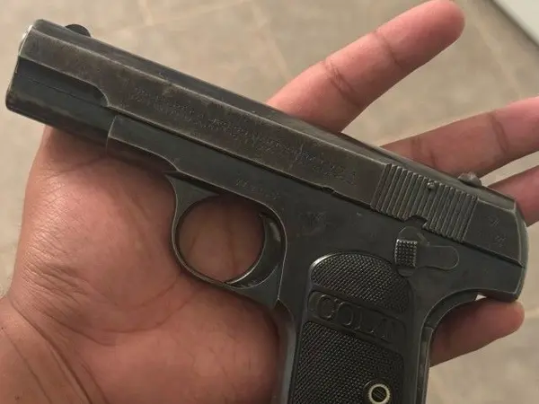 Colt 1903 pocket hammer less 32 acp