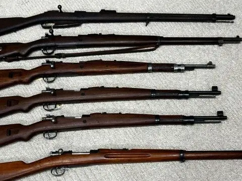 Lots of Milsurps, Mauser, Carcano, Steyr, Swiss, Polish and Japanese Type 99 Rifles