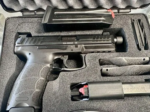 HK P9 Tactical with 3 magazines