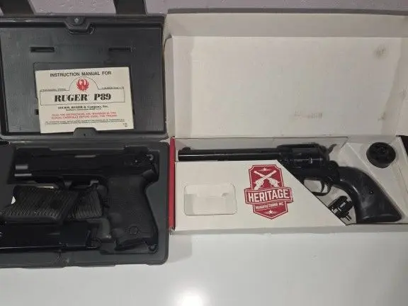 P89 and heritage revolver
