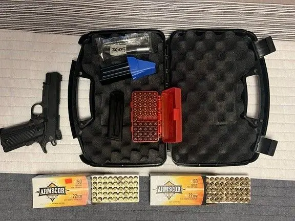 RIA M1911 A2 in .22 TCM & 9mm Combo