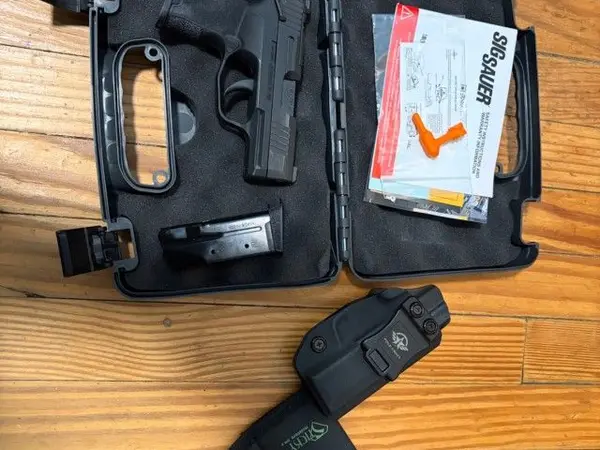 NOT FIRED P365 Manual Safety with 2 holsters
