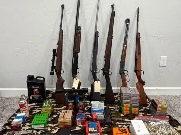 Beautiful rifles, optics, powder and brass