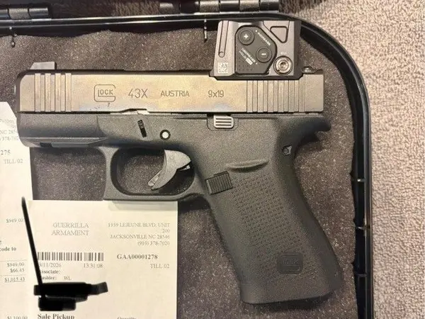 Glock 43x coa G43X COA