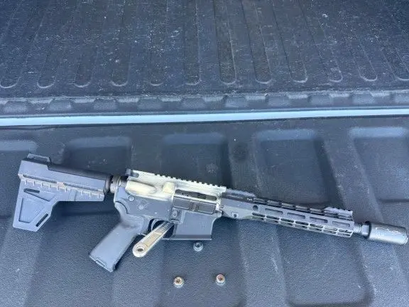AR pistol (LMT upper / AERO lower)