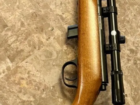 Marlin Model 25N bolt-action .22 LR rifle, manufactured in 1989.