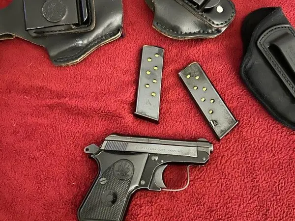 Beretta jetfire 25acp and ammo