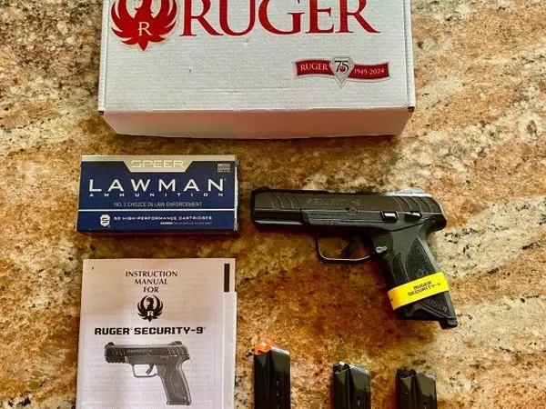 RUGER SECURITY 9-BRAND NEW WITH EXTRAS