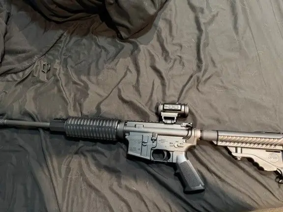 AR 15 with 3x scope