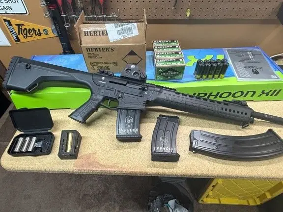 Typhoon 12 with Eotech and ammo