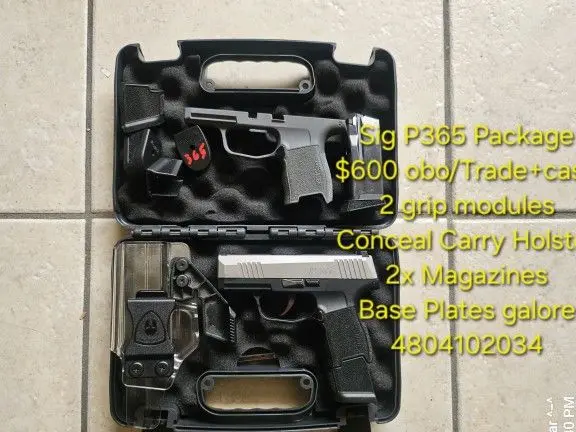 SIG P365 Two-Tone Package