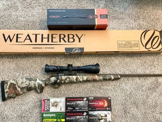 Weatherby vanguard first lite .270