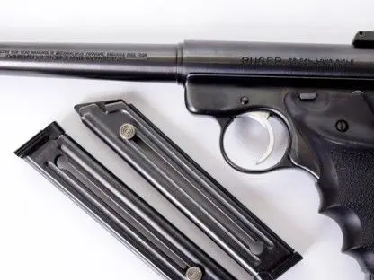 Ruger Mark II Target pistol. 22LR. 6 7/8" barrel.