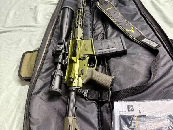 Green Aero precision AR10 M5 Diamondback tactical