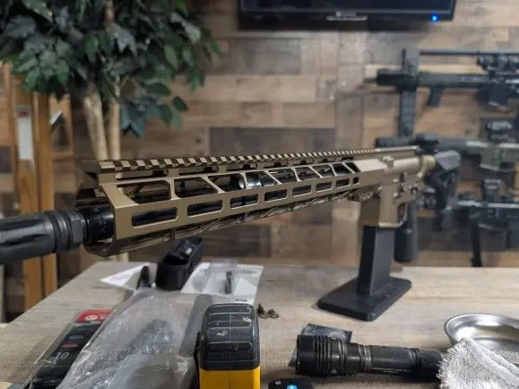 16" AR15 Burnt Bronze Cerakote