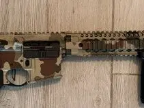 DDM4 V3 Camo Cerakote w/ Quad Rail