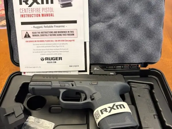 Ruger RXM with optic