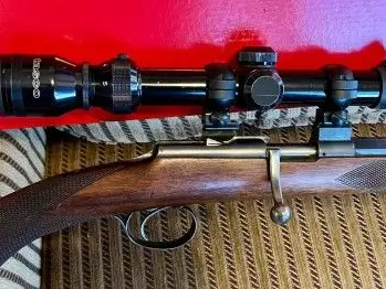 Husqvarna 165 - .22 - Octagon Barrel 25” -Tasco 1.75-5-20 Scope