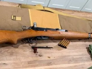 Swiss K31 Straight pull bolt action rifle