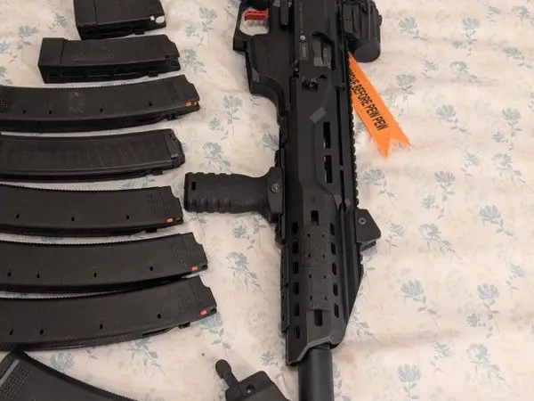 CZ Scorpion Evo 3 s1 with Extra mags and fully equipped