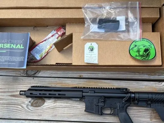 New Unfired Bear Creak Arsenal BCA15 5.56 MM Ar15 Pistol