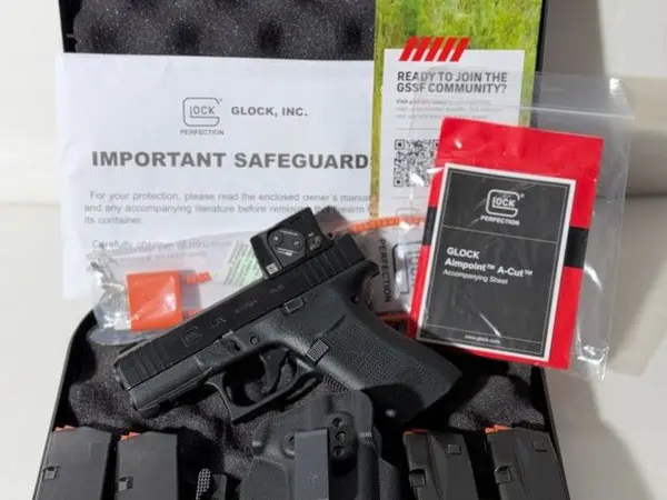 Glock 43X COA AIMPOINT | Like New | Grand Rapids, MI | 950.00 | With Extras
