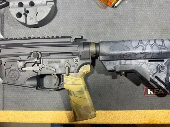 Complete billet AR15 lower. ADM/Shepard Arms
