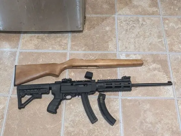 Never fired Ruger 10/22 With Archangel AA556R Conversion