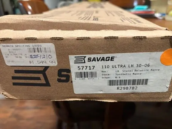 Left hand Savage 110 ultralite-30.06