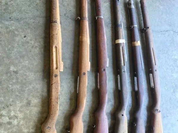 6 WW2 Mauser stocks