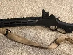 Rossi R95 18 in threaded with MI handguard, RP pistol Grip and SI folder