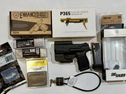 Sig Sauer P365X Custom Strike Industries Build