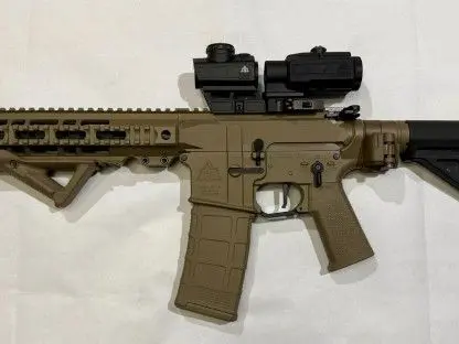 AT3 Tactical AT-15 AR-15 Pistol Custom Build in FDE with Binary Trigger and Folding Brace