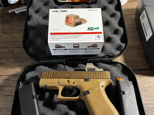 Glock 43x with holosun 407k