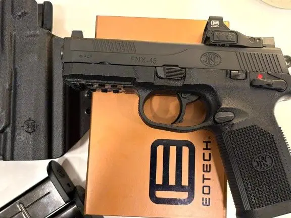 FN FNX-45 with EOTECH EFLX Optic