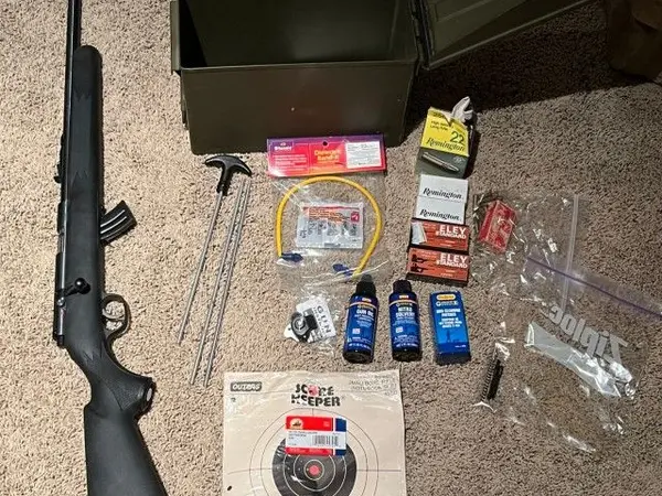 Savage Mark II .22 LR Bolt-Action Rifle (and accessories)