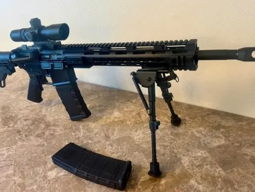 AR-15, cheap.