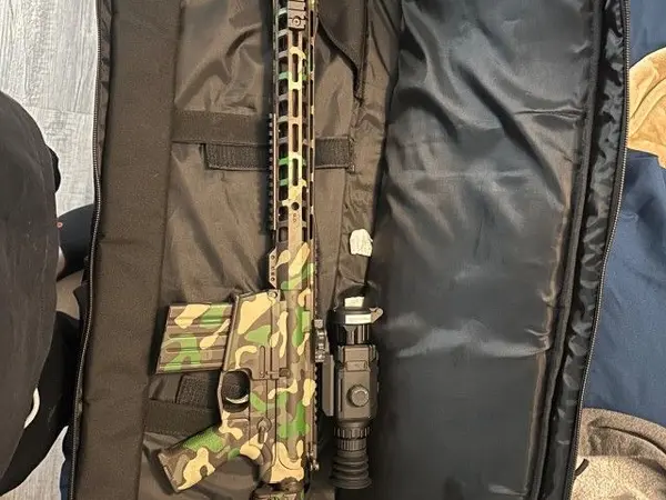Dpms ar10 .308 with AGM rattler thermal