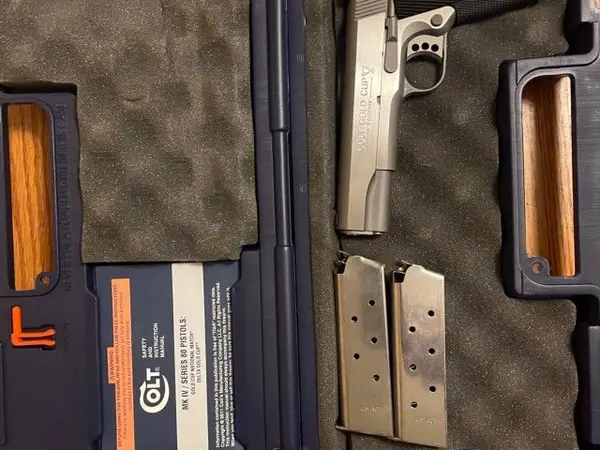 Colt 1911 gold cup trophy